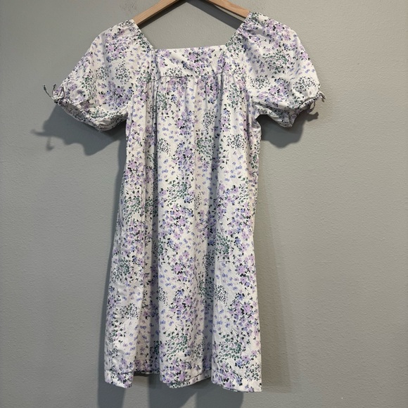 Crewcuts Floral Girls Dress Short Sleeve Cottagecore Peasant 10 - Picture 2 of 7